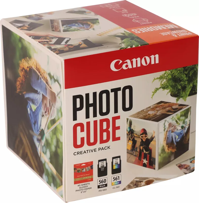 Canon 3713C013 inktcartridge 2 stuks, origineel, standaard rendement, cyaan, magenta, geel by Canon – product photo