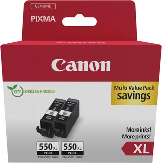 Canon 6431B010 inktcartridge 2 stuk(s) Origineel van Canon in Zwart – productfoto 1 van 2