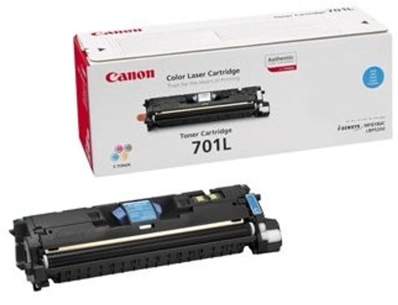 Canon 701 Tonercartridge de Canon en Bleu – photo produit