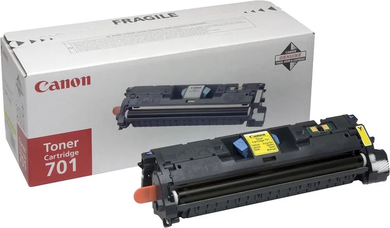 Canon 701 Tonercartridge - HC de Canon en Jaune – photo produit