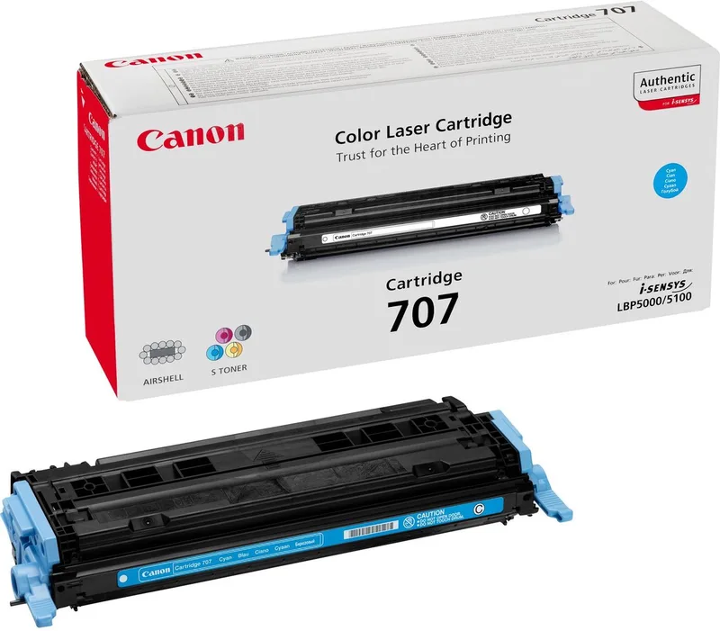 Canon 707 - Tonercartridge fra Canon i Cyaan – produktbillede