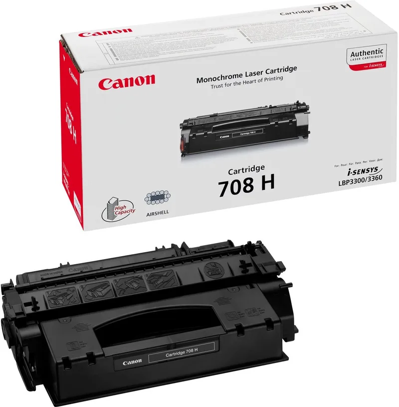 Canon 708H - Tonercartridge / Hoge Capaciteit von Canon in Schwarz – Produktfoto