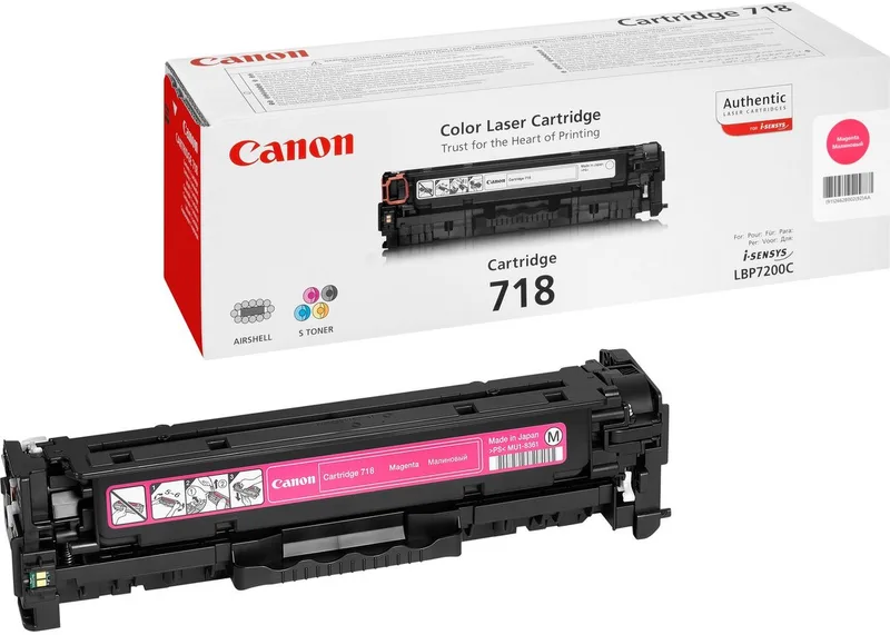 Canon 718 Tonercartridge von Canon in Magenta – Produktfoto
