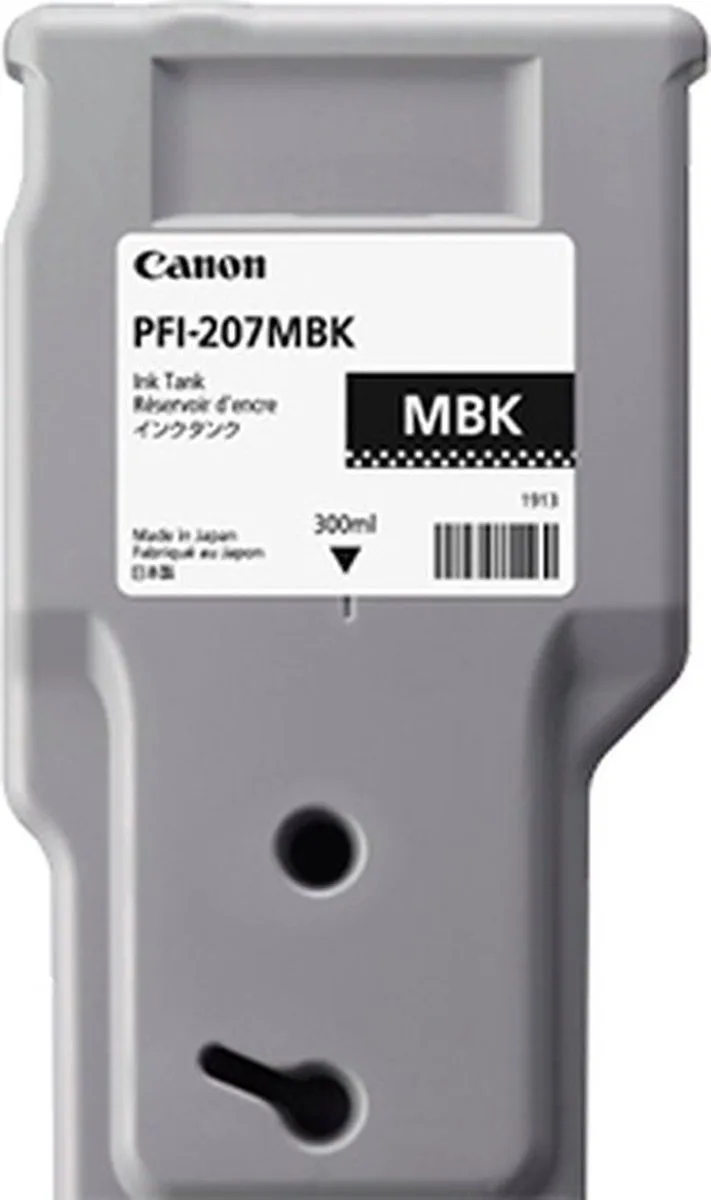 PFI-207 MBK Druckerpatrone 1 Stück(e) Original Mattschwarz von Canon in Mat Zwart – Produktfoto