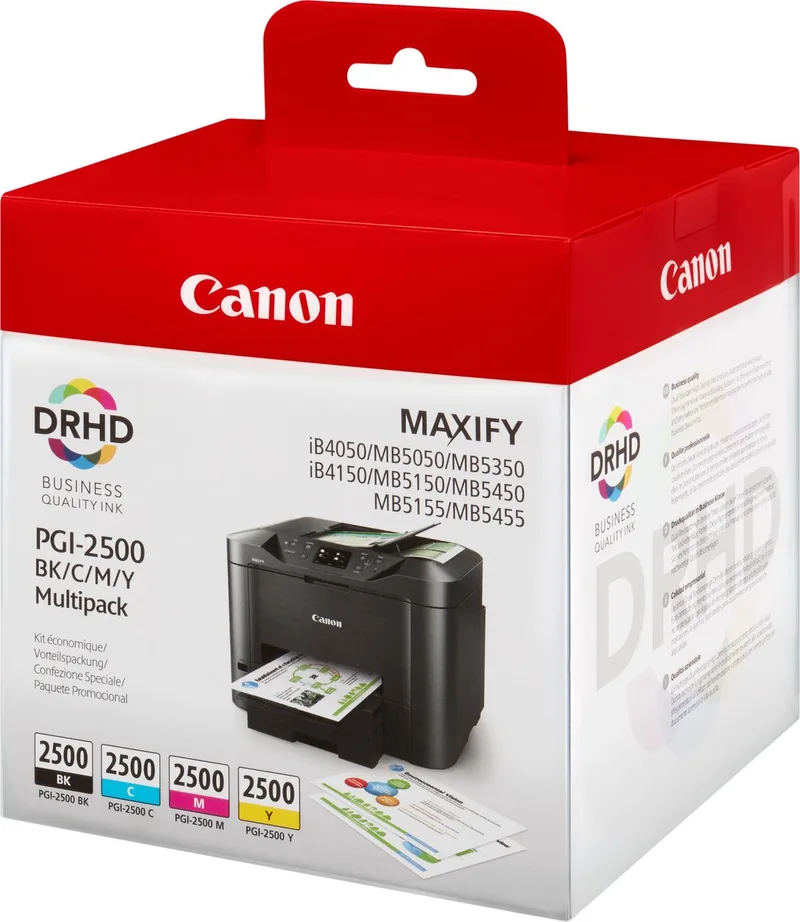 Canon - 9290B004 - PGI-2500BKCMY - Inktcartridge MultiPack van Canon in Zwart – productfoto