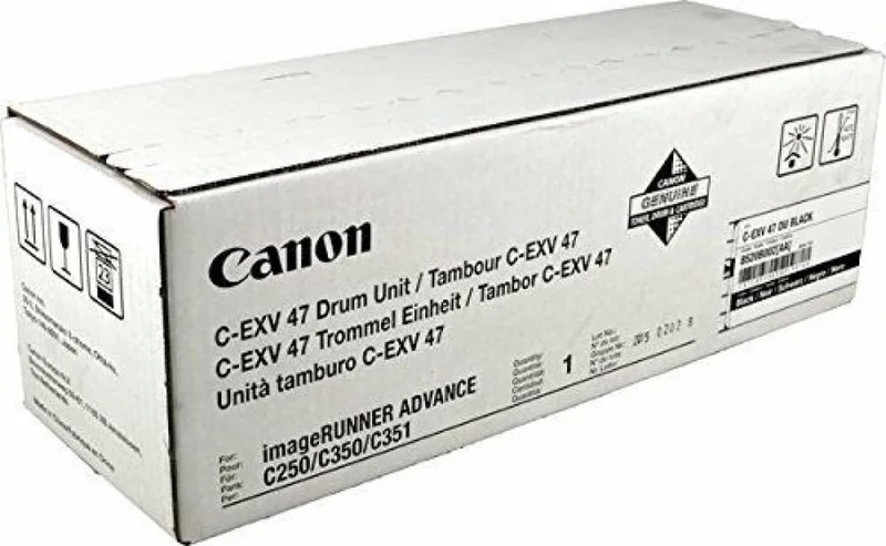 CEXV 47BK drum (origineel) de Canon en Noir – photo produit