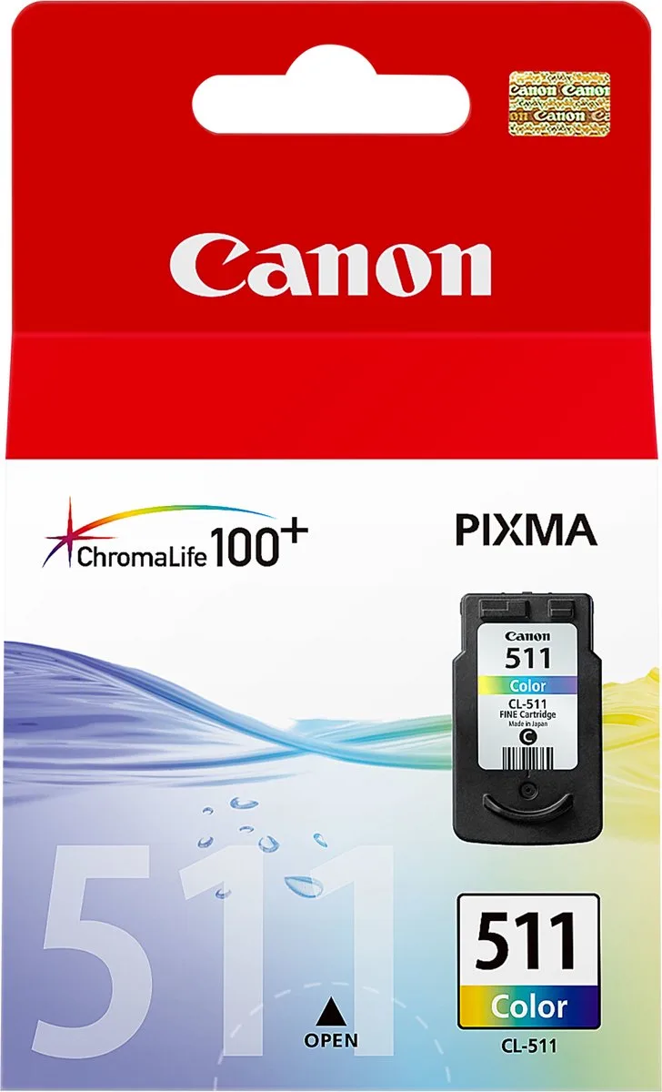 CL-511 - Inktcartridge - Origineel - Standaard capaciteit från Canon i Kleur – produktbild