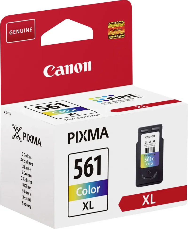 CL-561XL - Inktcartridge - Origineel - Hoge capaciteit van Canon in Kleur – productfoto 2 van 2