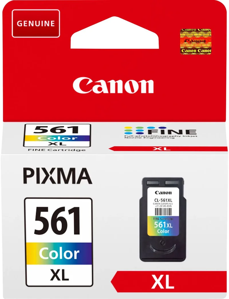 CL-561XL - Inktcartridge - Origineel - Hoge capaciteit van Canon in Kleur – productfoto 1 van 2