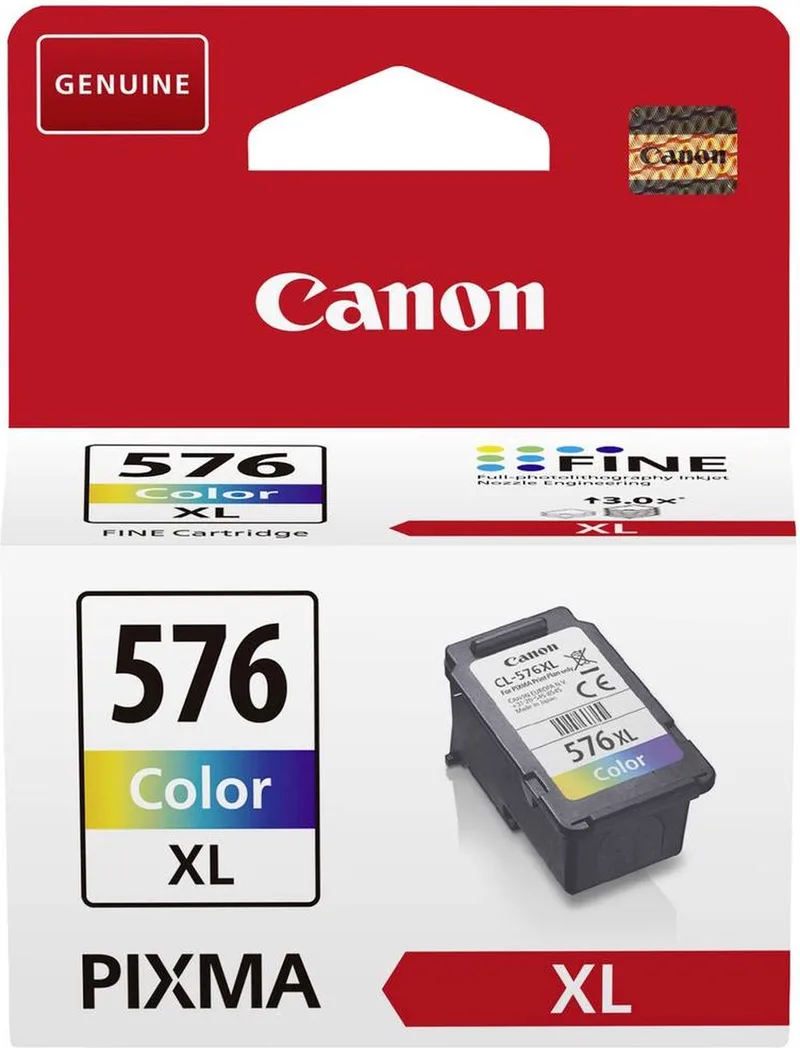 CL 576XL - Inktcartridge - Origineel - Hoge capaciteit - Retourzakje van Canon in Kleur – productfoto