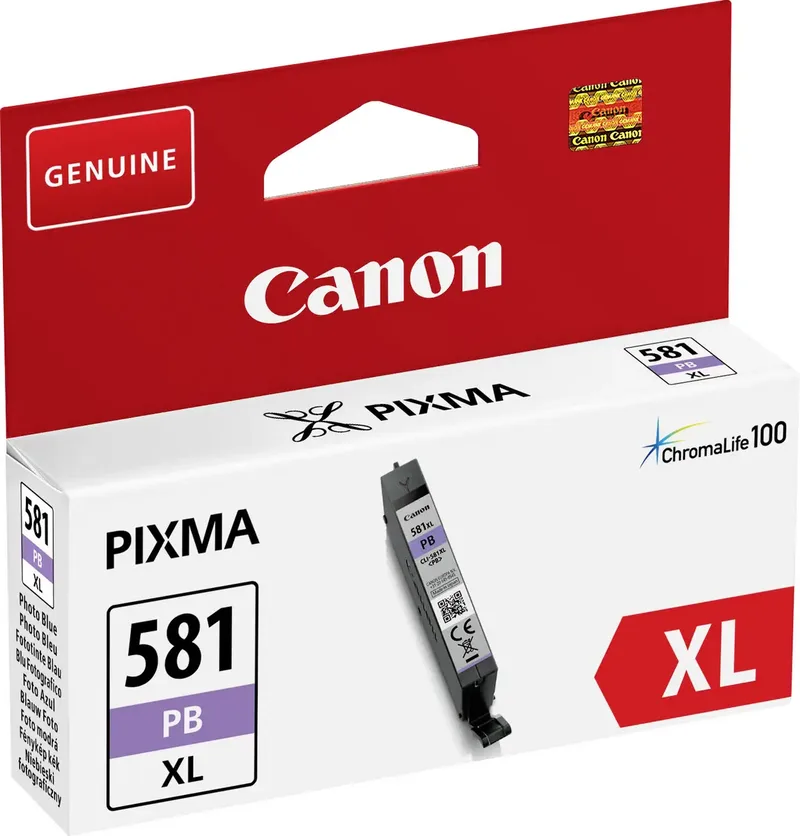 CL-581PB XL - Inktcartridge - Origineel - Hoge capaciteit van Canon in Fotoblauw – productfoto 2 van 2