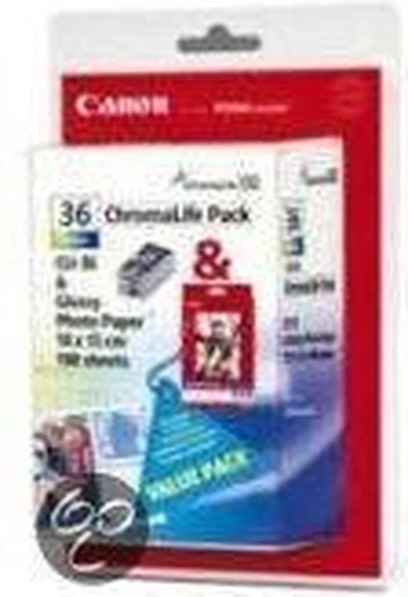 ClI-36 Inktcartridge + Photo Valuepack voor de Pixma Mini260 van Canon in Kleur – productfoto