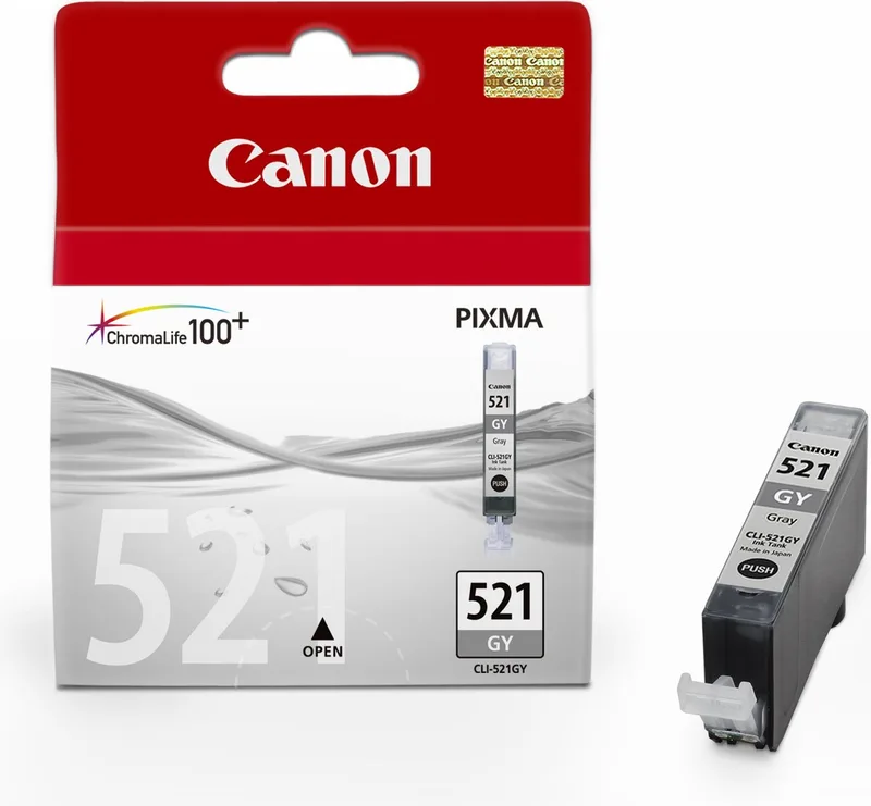 CLI-521 GY inktcartridge by Canon in Grey – product photo