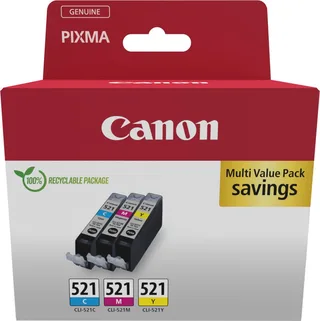 CLI-521 - Inktcartridge - Origineel - Standaard capaciteit by Canon in Kleur – product photo 1 of 2