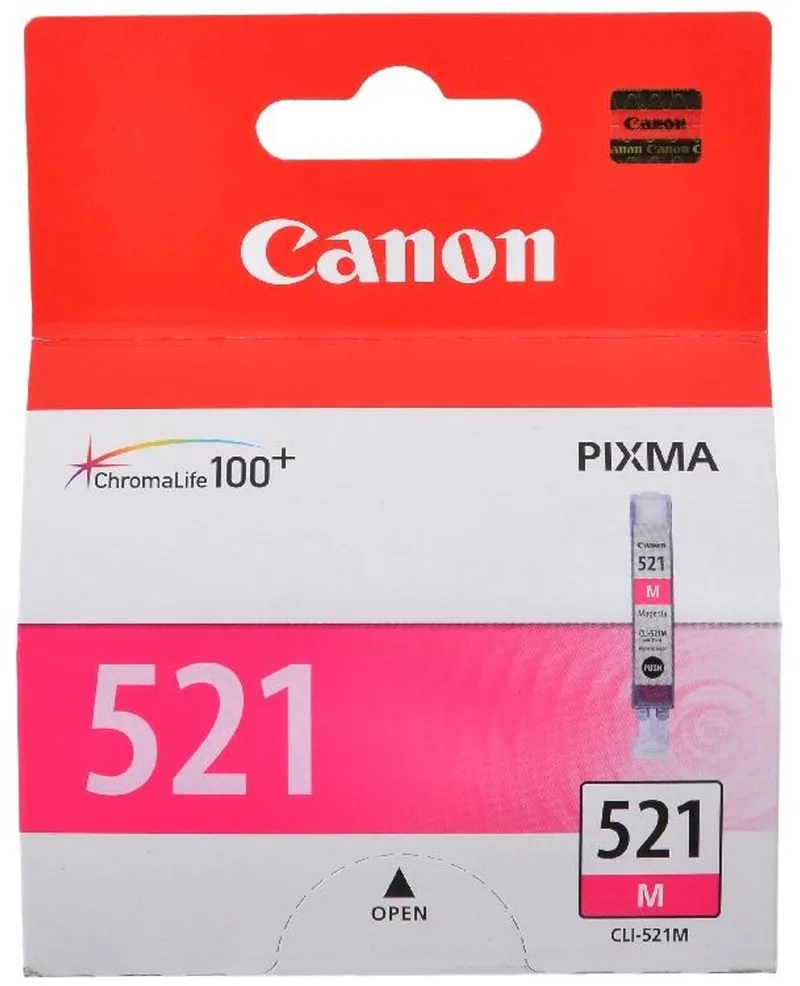 CLI-521M tonercartridge 1 stuk(s) Origineel från Canon i Magenta – produktbild