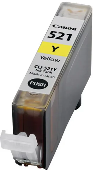 CLI-521Y Inktcartridge van Canon in Geel – productfoto 2 van 2