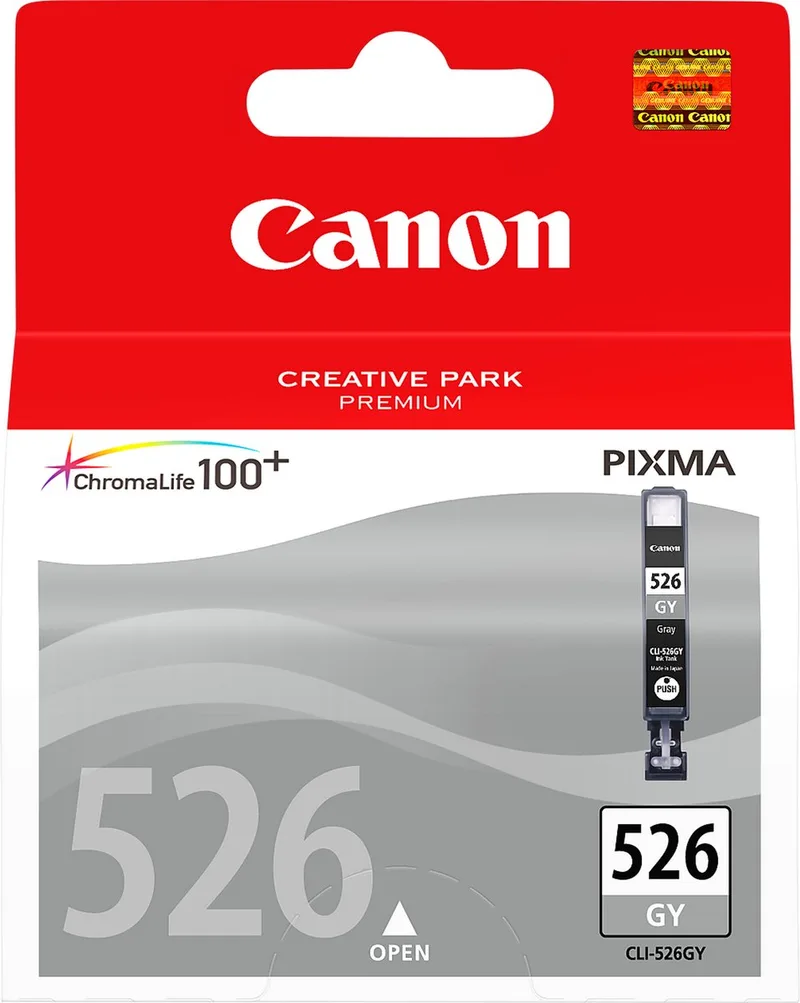 CLI-526GY - Inktcartridge - Origineel - Standaard capaciteit by Canon in Grey – product photo 1 of 2