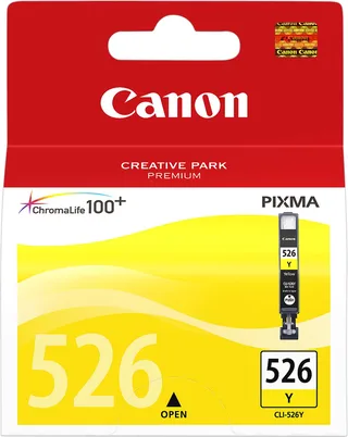 CLI-526Y - Inktcartridge - Origineel - Standaard capaciteit van Canon in Geel – productfoto 1 van 2