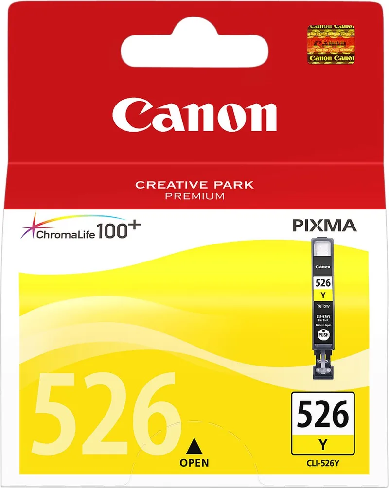 CLI-526Y - Inktcartridge - Origineel - Standaard capaciteit van Canon in Geel – productfoto 1 van 2