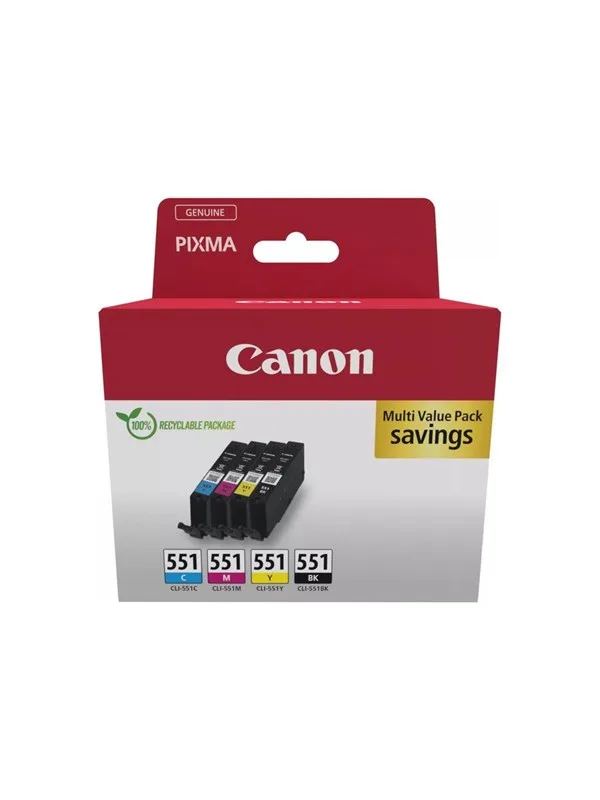 CLI-551 / 6509B015 Multipack fra Canon i Cyaan – produktbillede