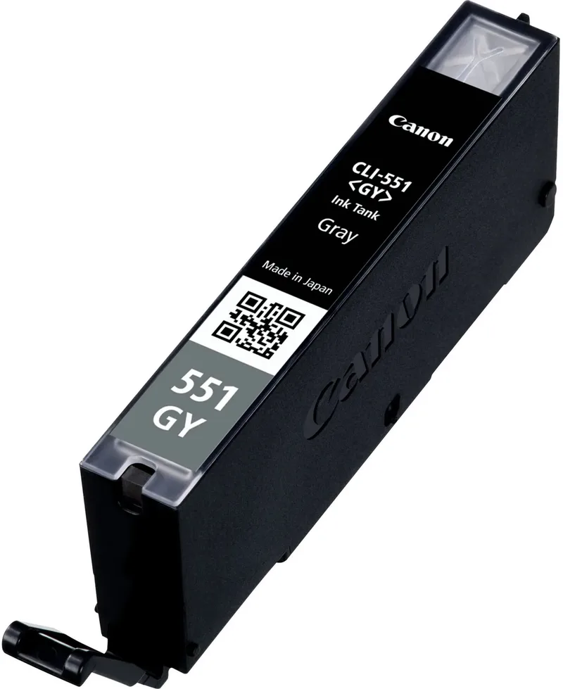 CLI-551GY - Inktcartridge - Origineel - Standaard capaciteit fra Canon i Grå – produktbillede 1 af 2