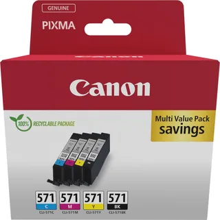 CLI-571 - Inktcartridge - Origineel - Standaard capaciteit by Canon in Kleur – product photo 1 of 2