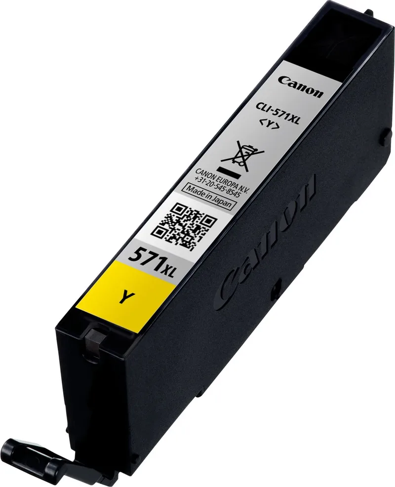 CLI-571Y - XL Inktcartridge fra Canon i Gul – produktbillede
