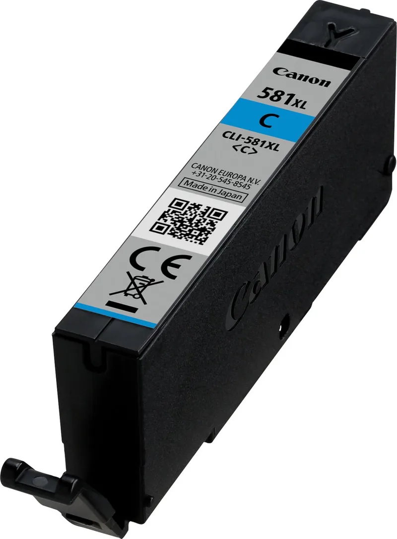CLI-581C XL - Inktcartridge - Origineel - Hoge capaciteit van Canon in Cyaan – productfoto 1 van 2