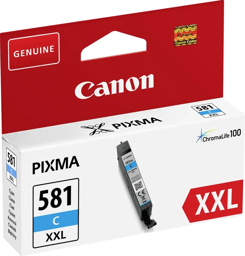 CLI-581C XXL inktcartridge 11,7 ml by Canon in Cyaan – product photo 2 of 2