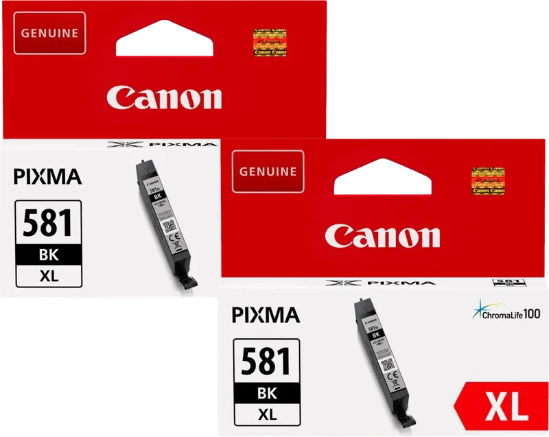 CLI-581XL Cartridges Zwart Duo Pack von Canon – Produktfoto