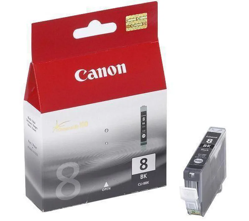 CLI-8 BK originele inktcartridge - zwart, met beveiliging, 1 stuk by Canon – product photo