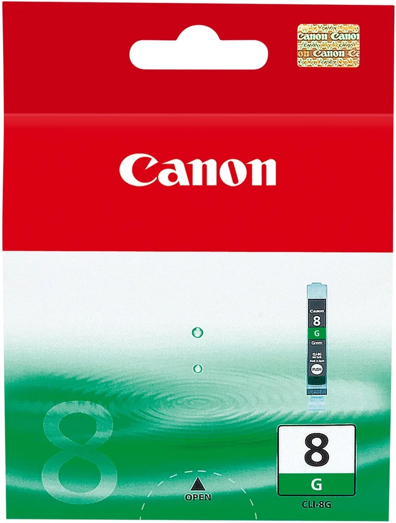 CLI-8G - Inktcartridge von Canon in Grün – Produktfoto