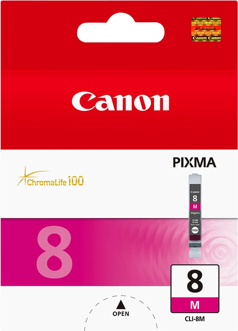 CLI-8M Inktcartridge von Canon in Magenta – Produktfoto