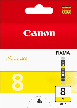 CLI-8Y Inktcartridge / Yellow fra Canon i Gul – produktbillede 1 af 2