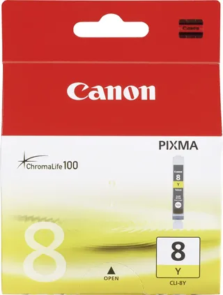 CLI-8Y Inktcartridge / Yellow fra Canon i Gul – produktbillede 2 af 2