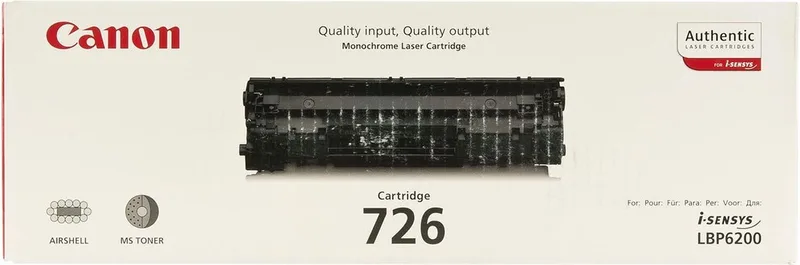 CRG726 - Tonercartridge fra Canon i Sort – produktbillede