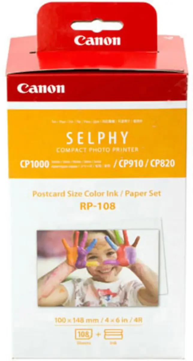 Fotopapier Canon RP-108 10x15cm + inktcartridge 108vel de Canon – photo produit 2 sur 2