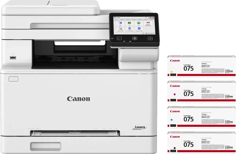 i-SENSYS MF664 CDW + 1 set extra toners by Canon – product photo