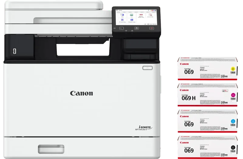 i-SENSYS MF754 CDW II + 1 set extra XL toners från Canon – produktbild