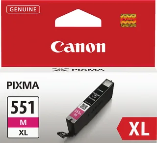Inktcartridge Canon CLI-551XL rood de Canon – photo produit 1 sur 2