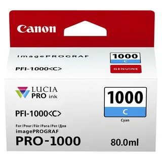 Inktcartridge canon pfi-1000 blauw från Canon – produktbild 1 av 3
