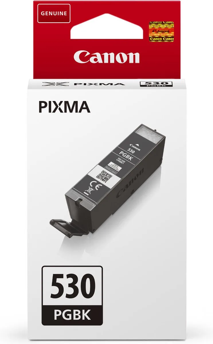 Inktcartridge PGI-530PGBK Origineel Zwart 6117C001 van Canon in Kleurloos – productfoto