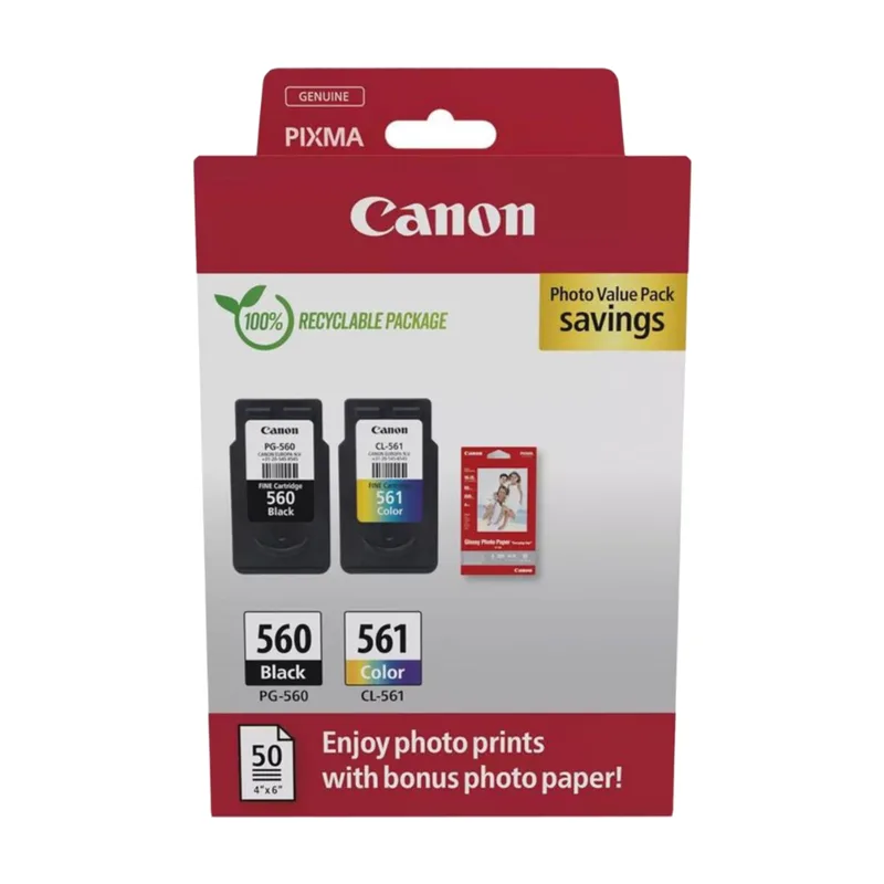 Multipack PG560/CL561 Sécurité PVP de Canon – photo produit