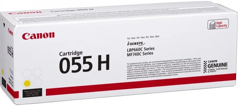 Original Toner Canon 055H de Canon en Jaune – photo produit
