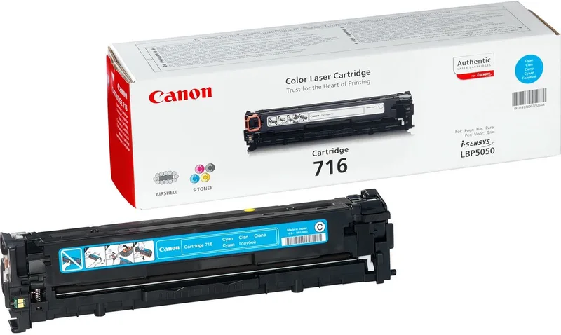 Original Toner Canon 716 Cyan by Canon in Cyaan – product photo