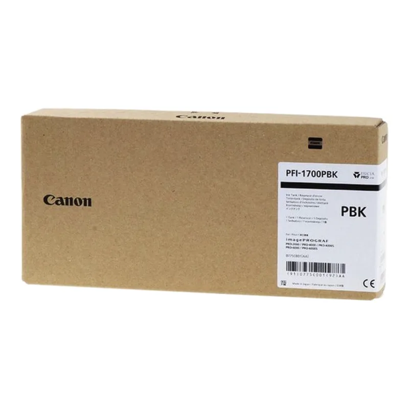 PFI-1700PBK inktcartridge origineel foto zwart de Canon – photo produit