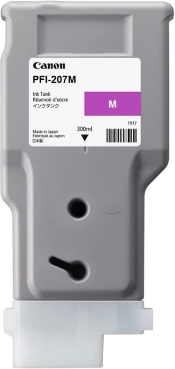 PFI-207M inktcartridge standard capacity 300ml 1-pack by Canon in Magenta – product photo