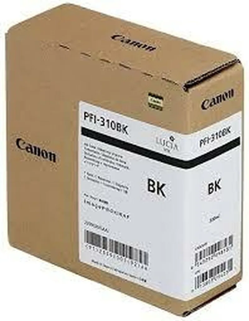 PFI-310BK inktcartridge Origineel van Canon in Zwart – productfoto