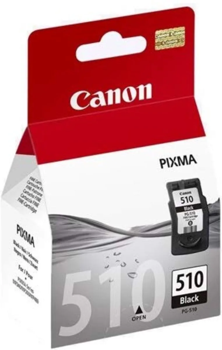 PG-510 - Inktcartridge - Origineel - Normale capaciteit - Retourzakje van Canon in Zwart – productfoto