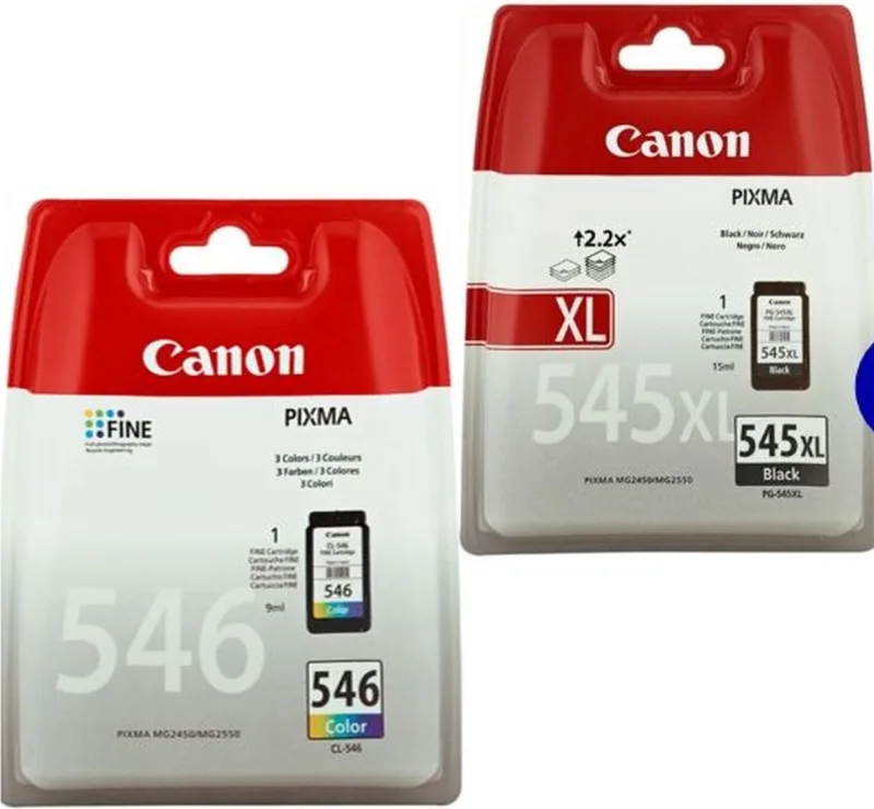 PG-545XL + CL-546 - Inktcartridge - Origineel - Kleur en + Retourzakje von Canon in Zwart XL – Produktfoto